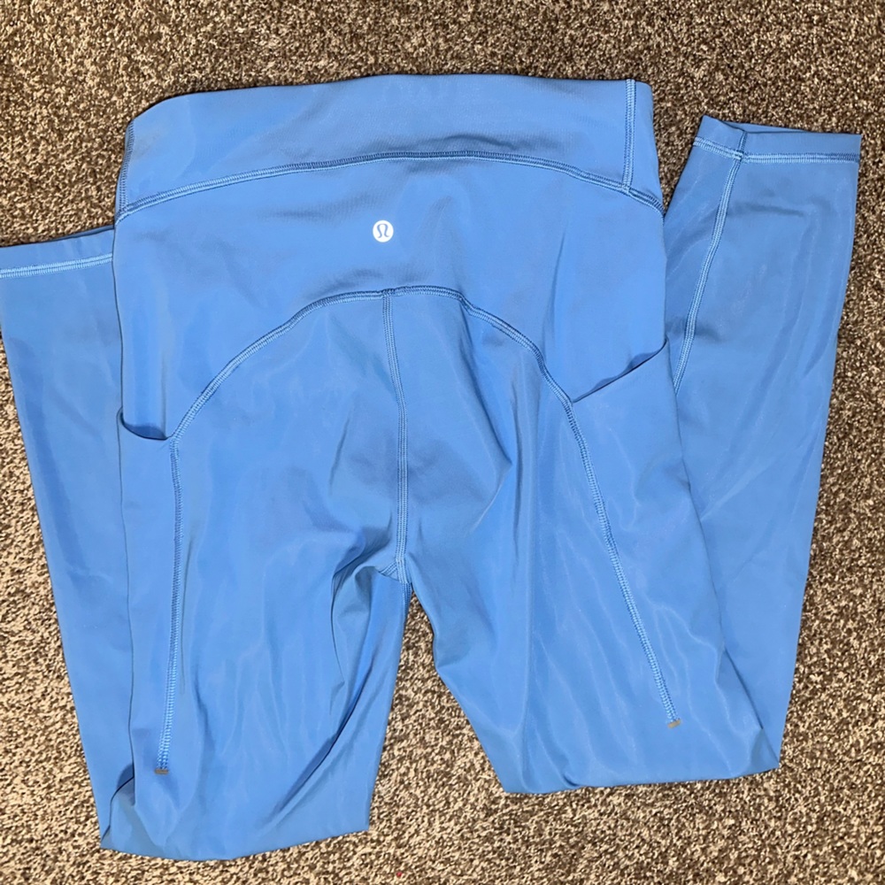 Lululemon Blue Nile Power Thru high Rise Leggings 25”